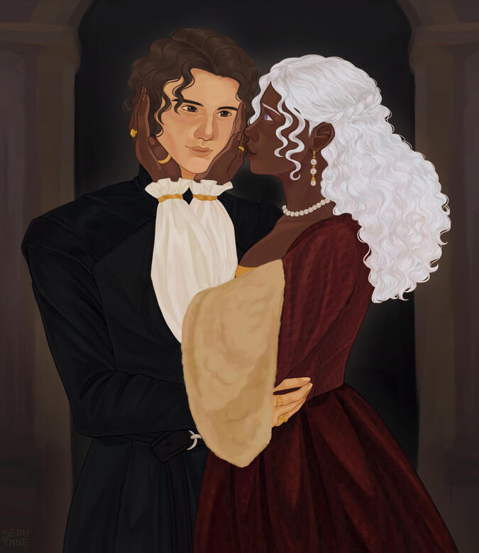 Jacaerys Velaryon and Baela Targaryen, commission